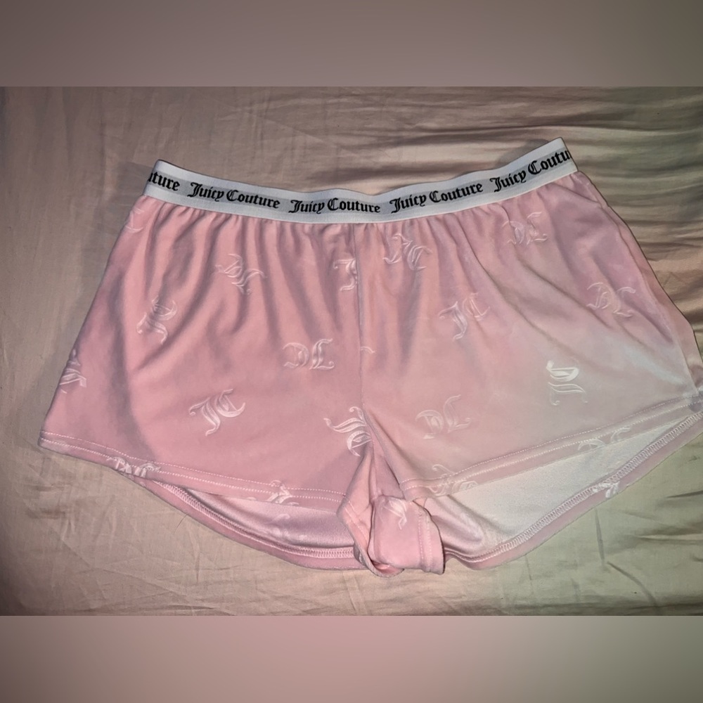 Juicy Couture Women Pink Velour Pajama Shorts
